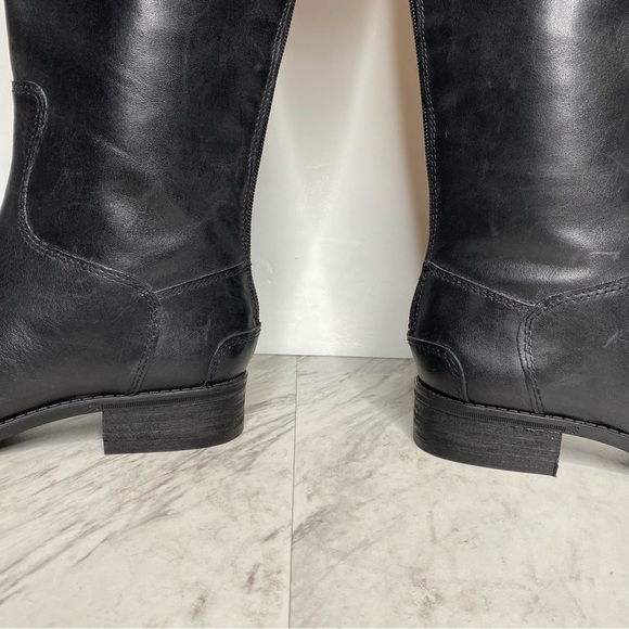 Sam Edelman Penny Black Leather Riding Boot 6M - Picture 10 of 16